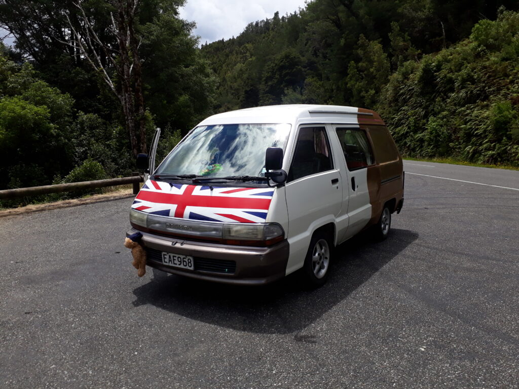 Cruzar Custom Campervans first custom campervan conversion - called Goldie 