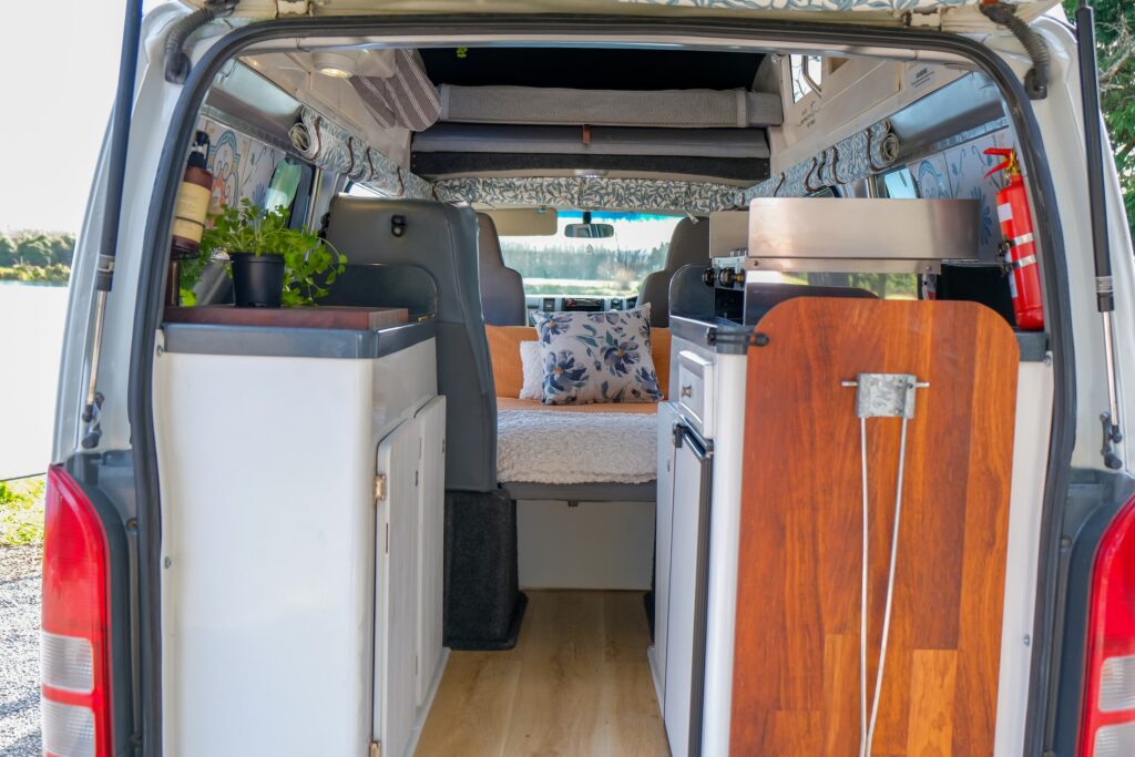 Exterior view of Ollie - A quirky campers campervan conversion