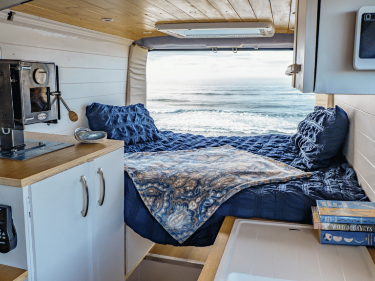 Interior of campervan to hire from Quirky Campers - rent out your camper through Quirky