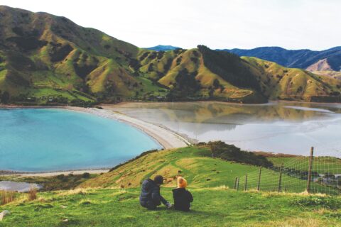 View over Cable Bay, Nelson, New Zealand