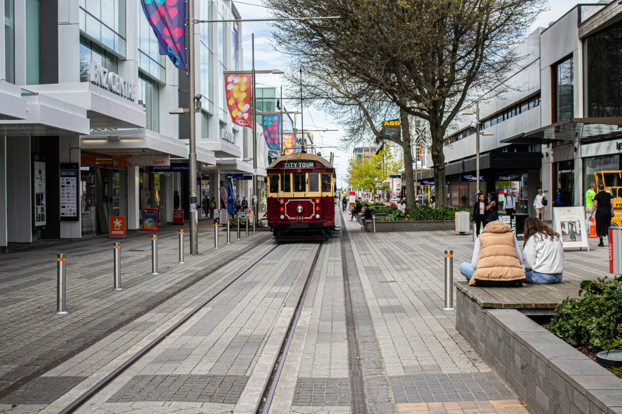 Christchurch city tram