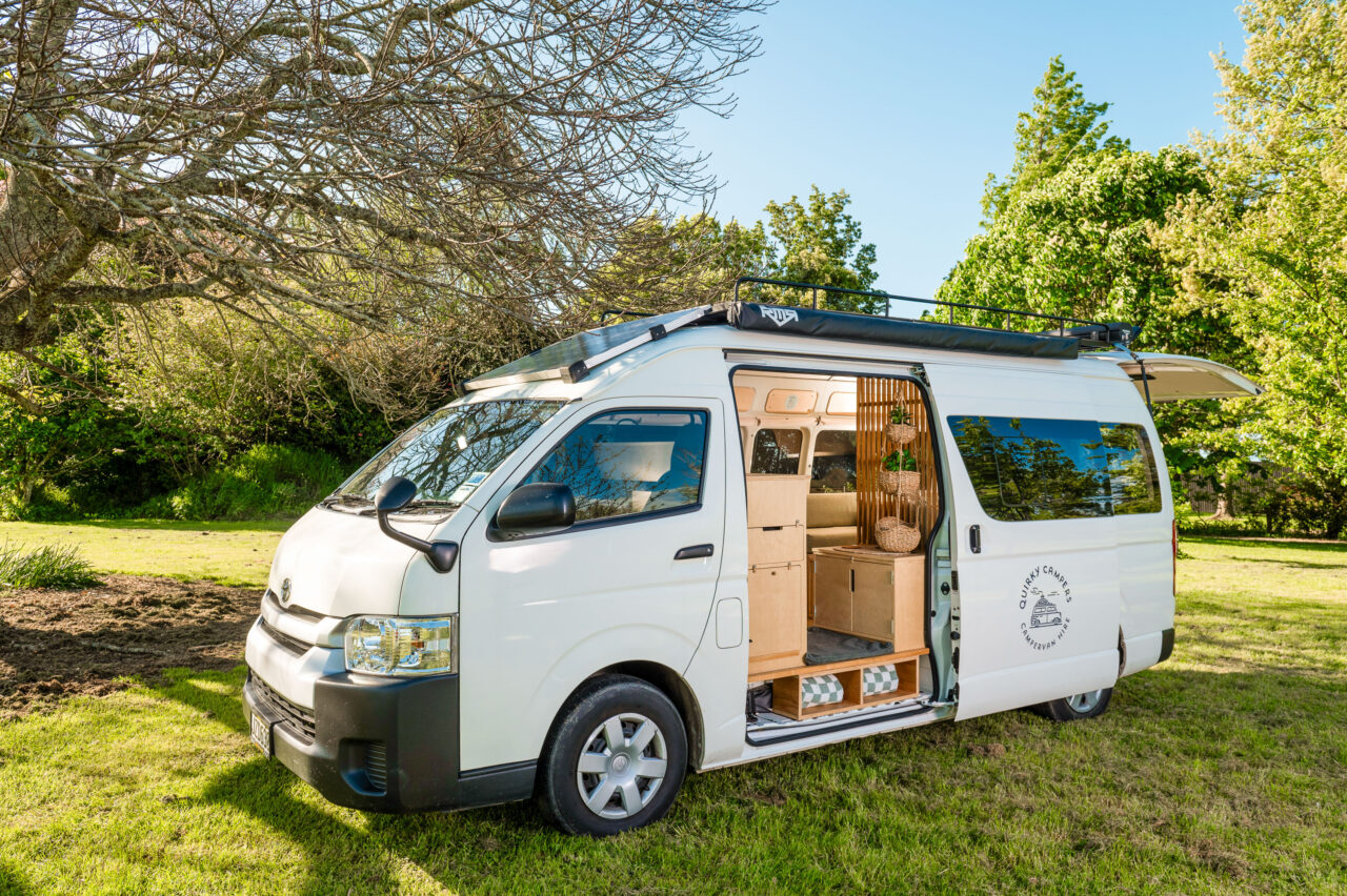 Hamilton-based Danni, parked up in the trees