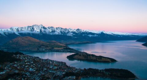 Overlooking Queenstown, New Zealand
