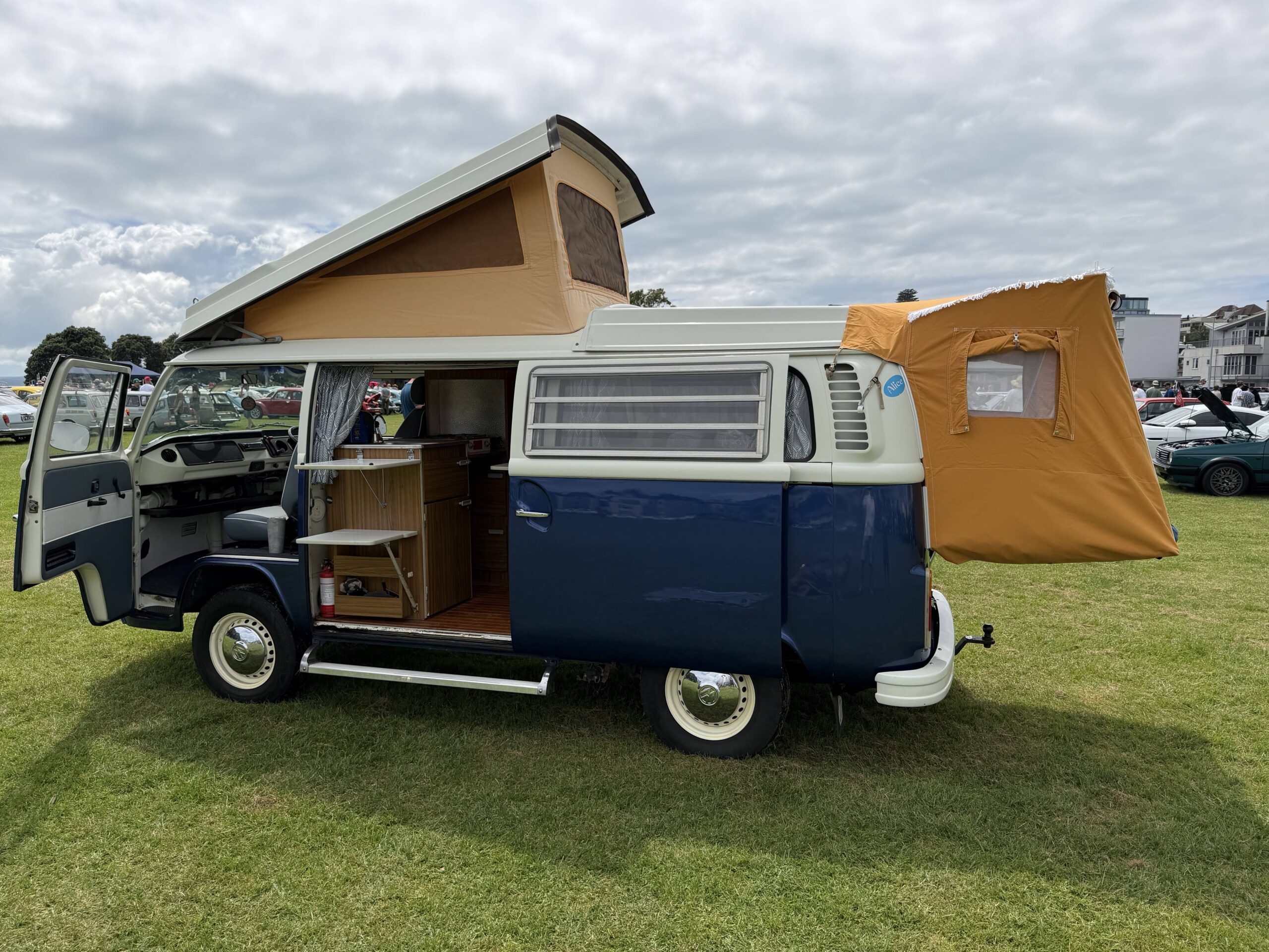 1973 VW Kombi T2 with rear awning