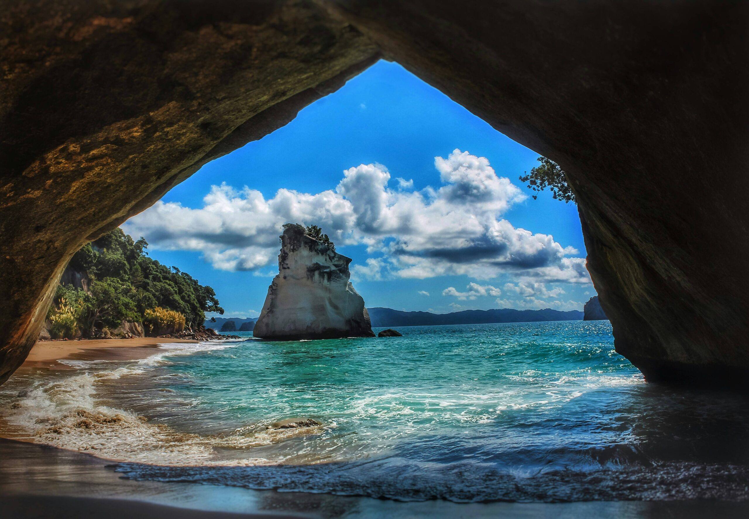 Cathedral Cove on the Coromandel Peninsula