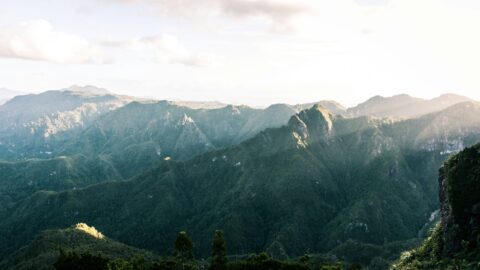 View from The Pinnacles Hut Coromandel