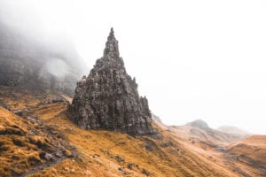 A mountain on the Isle of Skye in Soctland