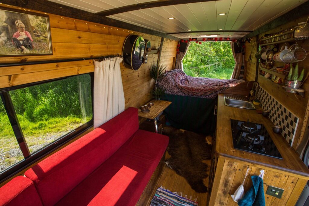 Rustic Sprinter Van Rustic Mercedes Sprinter LWB | Quirky Campers