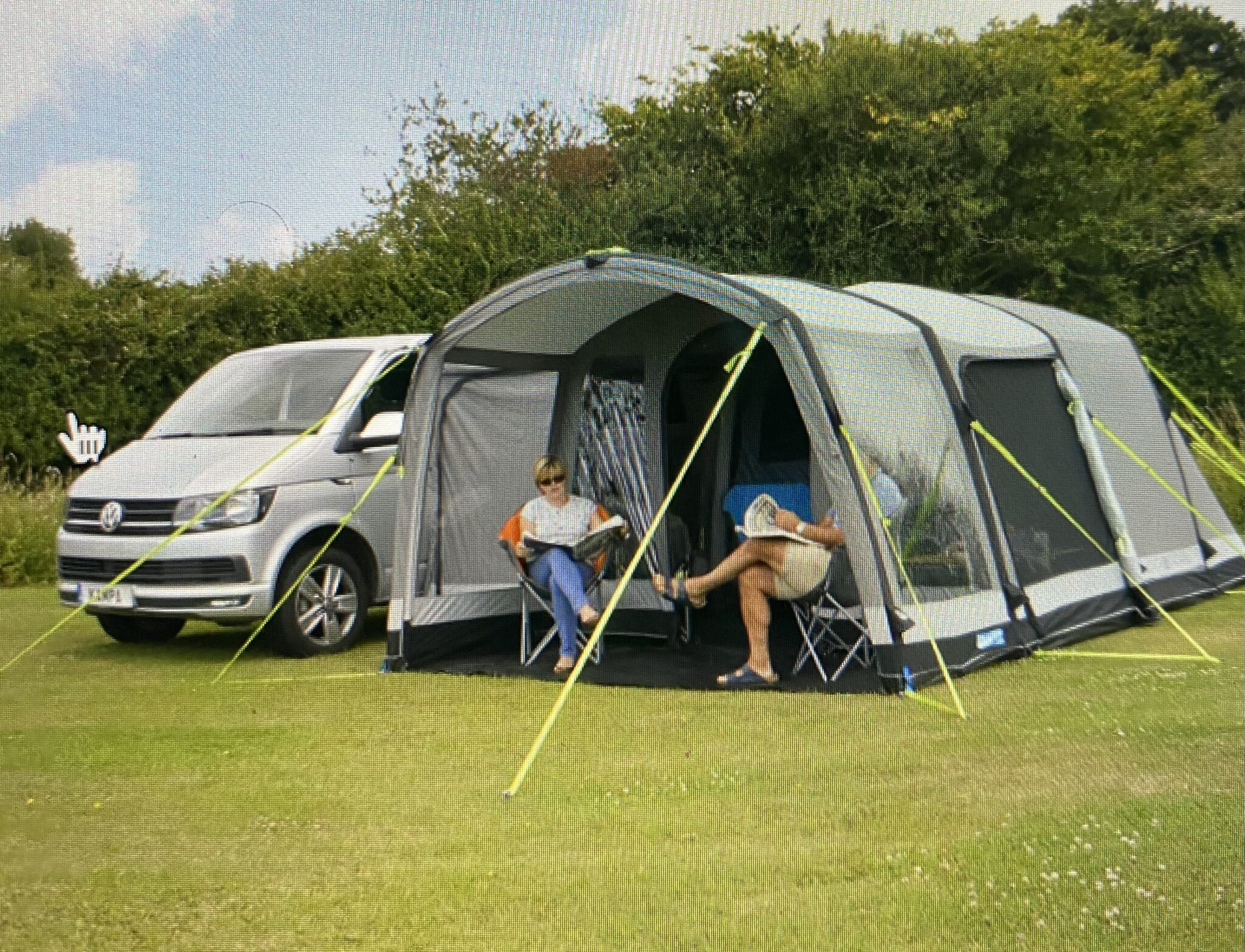 Vw T5 newly converted complete with brand new Kampa drive away awning