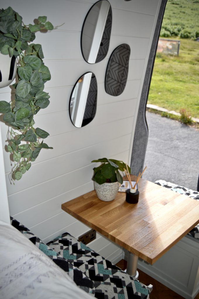 View of LUXURY OFF-GRID VW CONVERSION BY YUKIYO BESPOKE | Quirky Campers