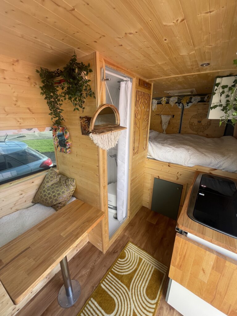 Stunning off-grid campervan with shower. | Quirky Campers