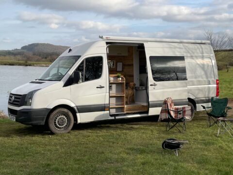 Image of a campervan parked up